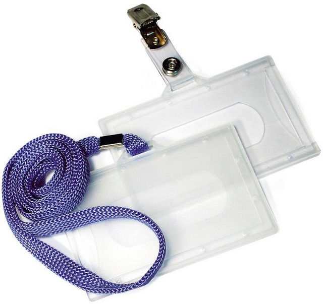 Identyfikator holder z taśmą Argo 90 x 56 mm | biuroweokazje.pl | Nie przegap!