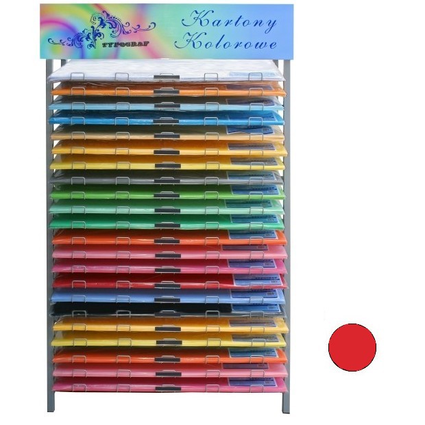 Karton kolorowy Typograf B1 240 g/m2 czerwony | biuroweokazje.pl | Sprawdź ofertę!