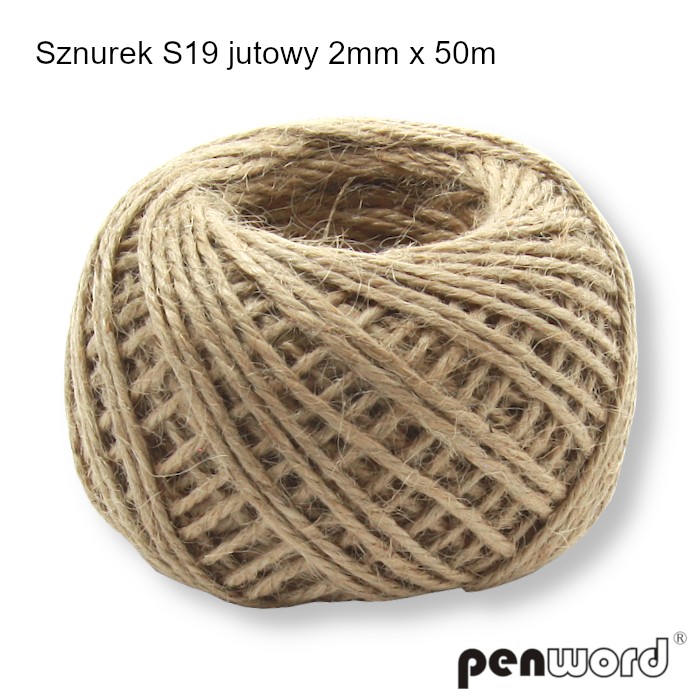 Sznurek s19 jutowy 2 mm x 50 m | biuroweokazje.pl | Zamów wygodnie!