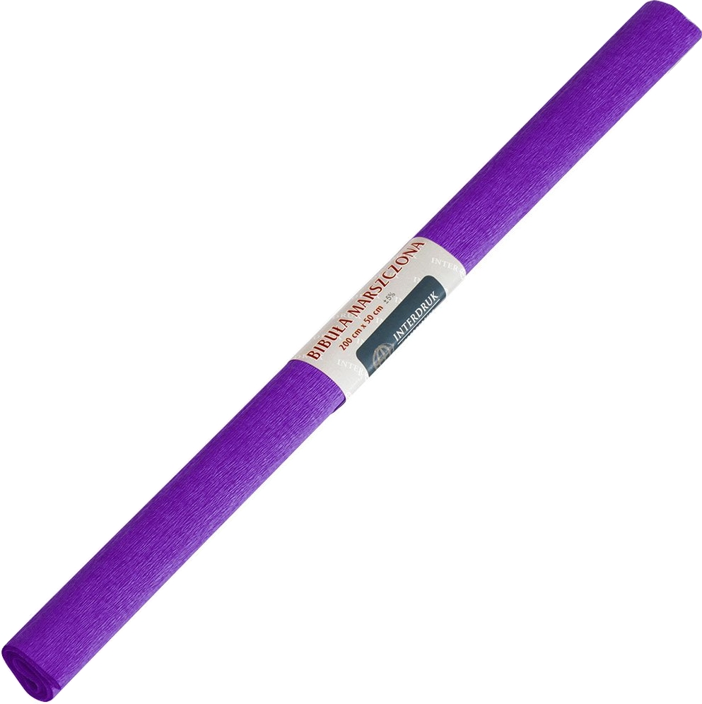 Bibuła marszczona purpurowa