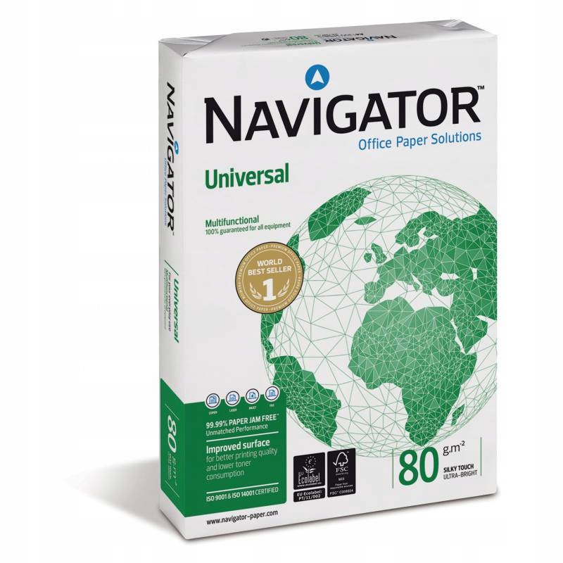 Papier ksero Navigator universal fsc, A3, klasa a, 80 gsm, 500 ark | biuroweokazje.pl | Kup taniej!
