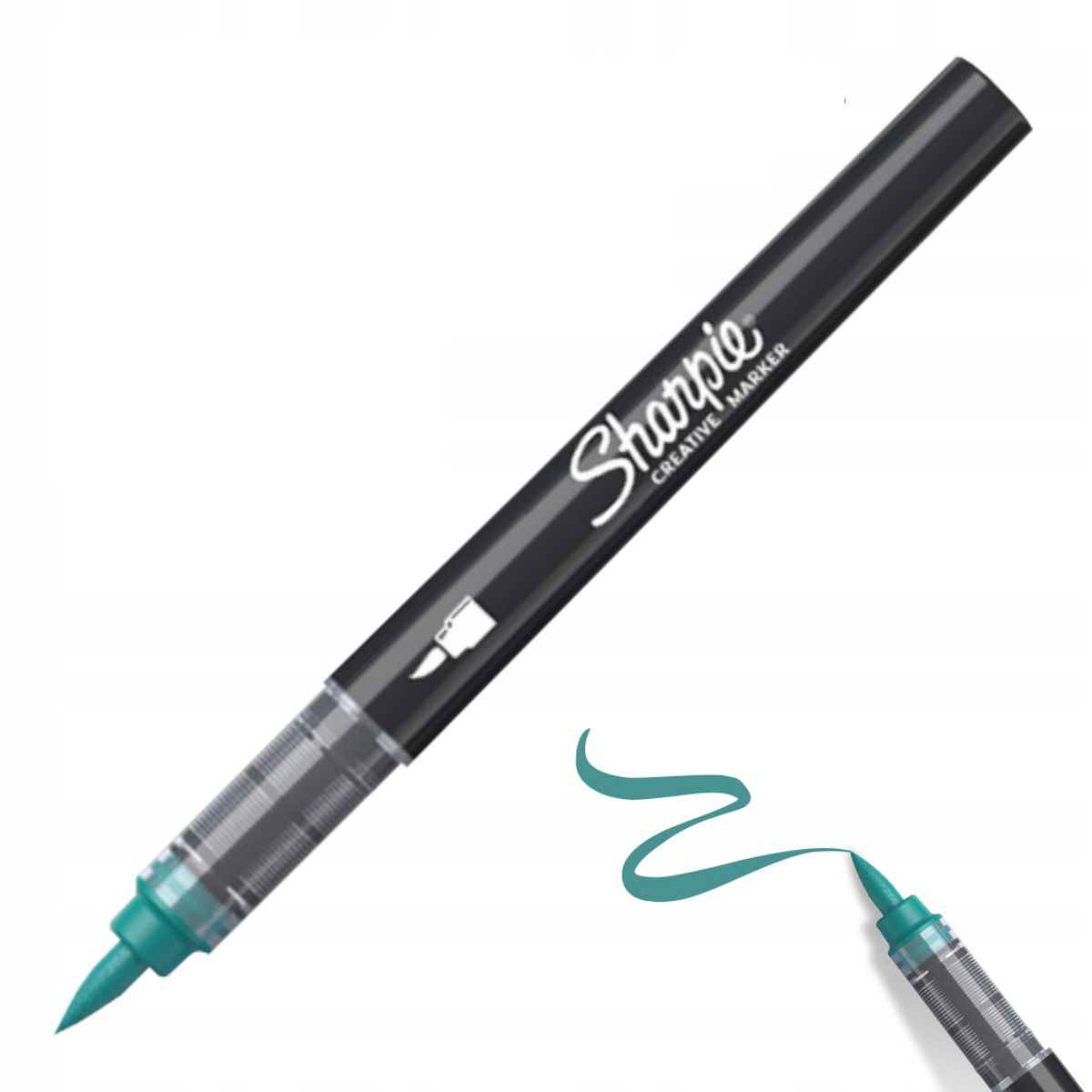 Sharpie kreatywny marker akrylowy brushpen lake green (morski) | biuroweokazje.pl | Nie czekaj!