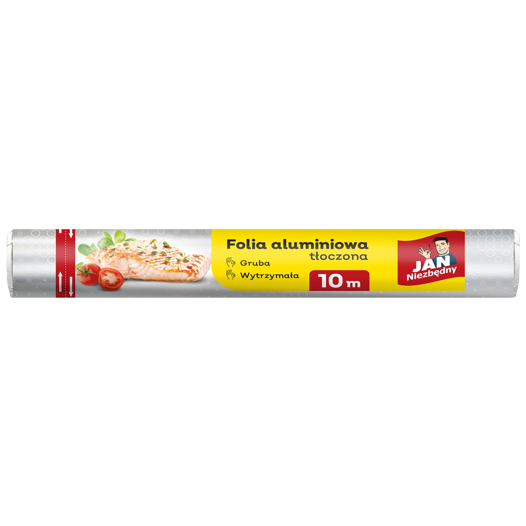Folia aluminiowa z tłoczeniem 10 m Jan Niezbędny | biuroweokazje.pl | Zamów już dziś!