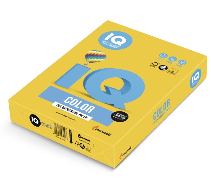 Papier ksero iq color A4 160 g ciemnożółty sy40 | biuroweokazje.pl | Zamów natychmiast!