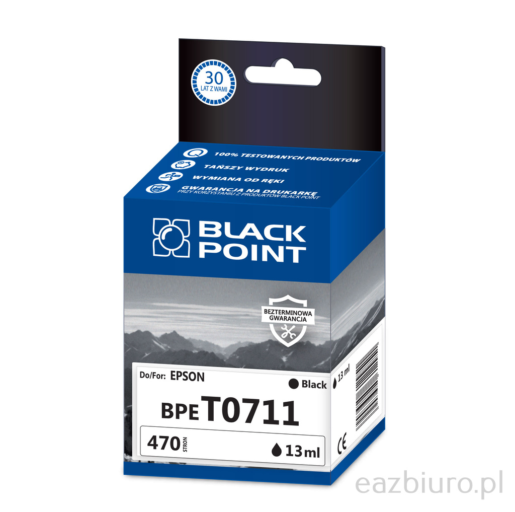 Cartrige -epson t0711 czarny Black Point | biuroweokazje.pl | Zobacz najlepszą cenę