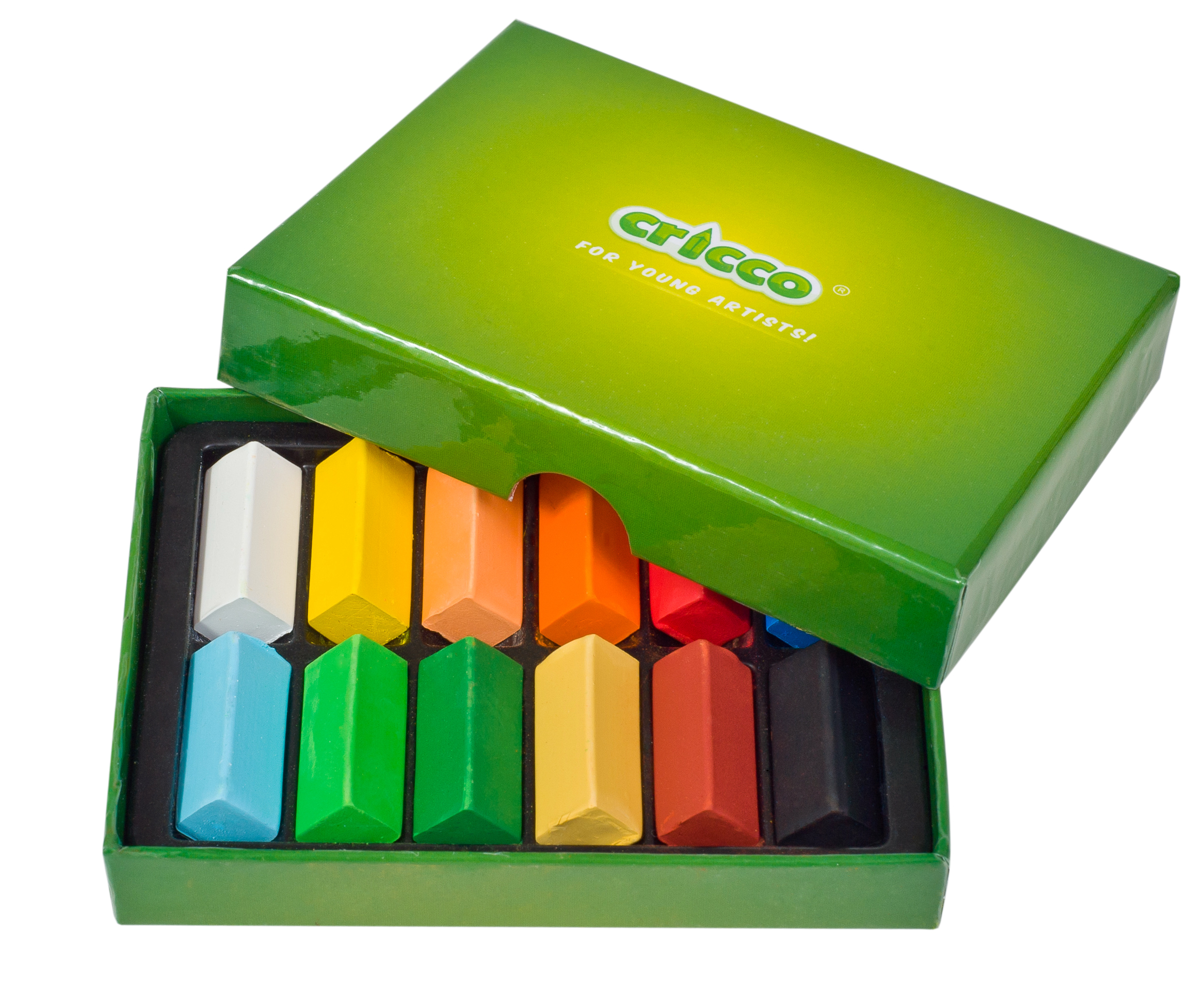 Pastele suche Cricco komplet 12 kolorów | biuroweokazje.pl | Kup online!