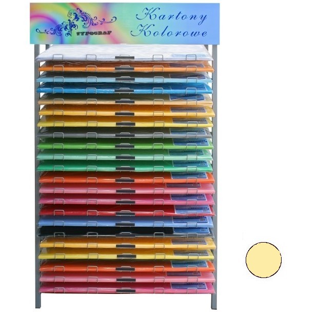 Karton kolorowy Typograf B1 230 g/m2 żółty jasny | biuroweokazje.pl | Kup sprytnie!