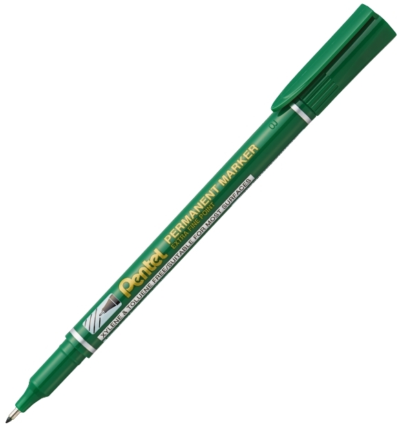 Marker wodoodporny Pentel NF450 zielony | biuroweokazje.pl | Sprawdź ofertę!