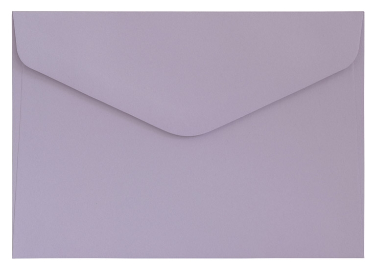 Koperta ozdobna C6 gładka satynowana lawendowa 130 g/m2 zestaw 10 sztuk | biuroweokazje.pl | Weź najlepsze!