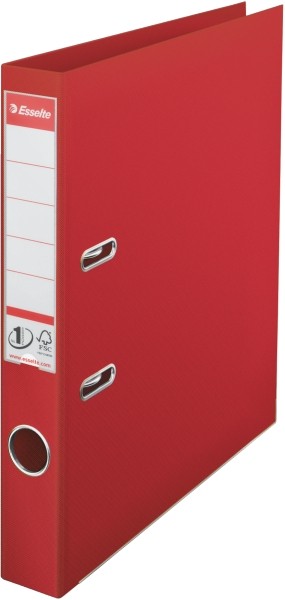 Segregator Esselte no1, A4, A4 50 mm, czerwony | biuroweokazje.pl | Kup w sekundę!