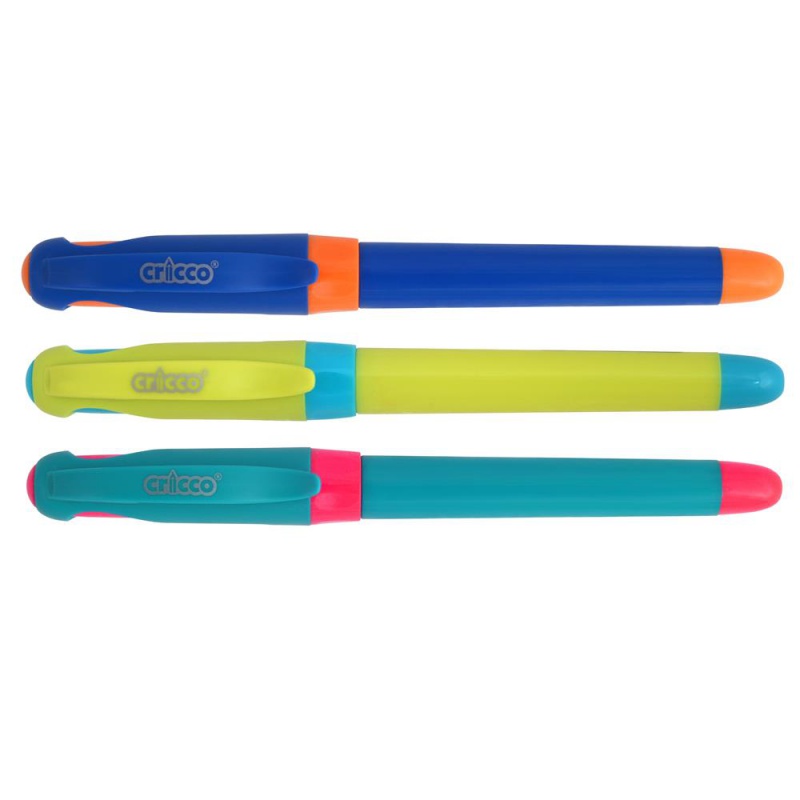 Pióro wieczne szkolne na naboje Cricco mix | biuroweokazje.pl | Weź okazję!