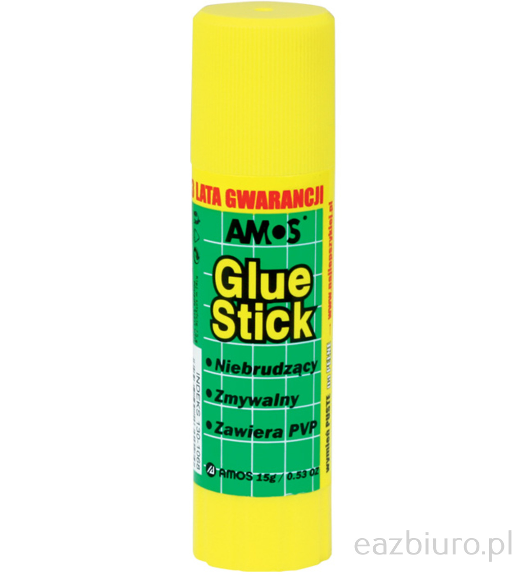 Klej w sztyfcie Amos 15 g do biura | biuroweokazje.pl | Sprawdź ofertę!