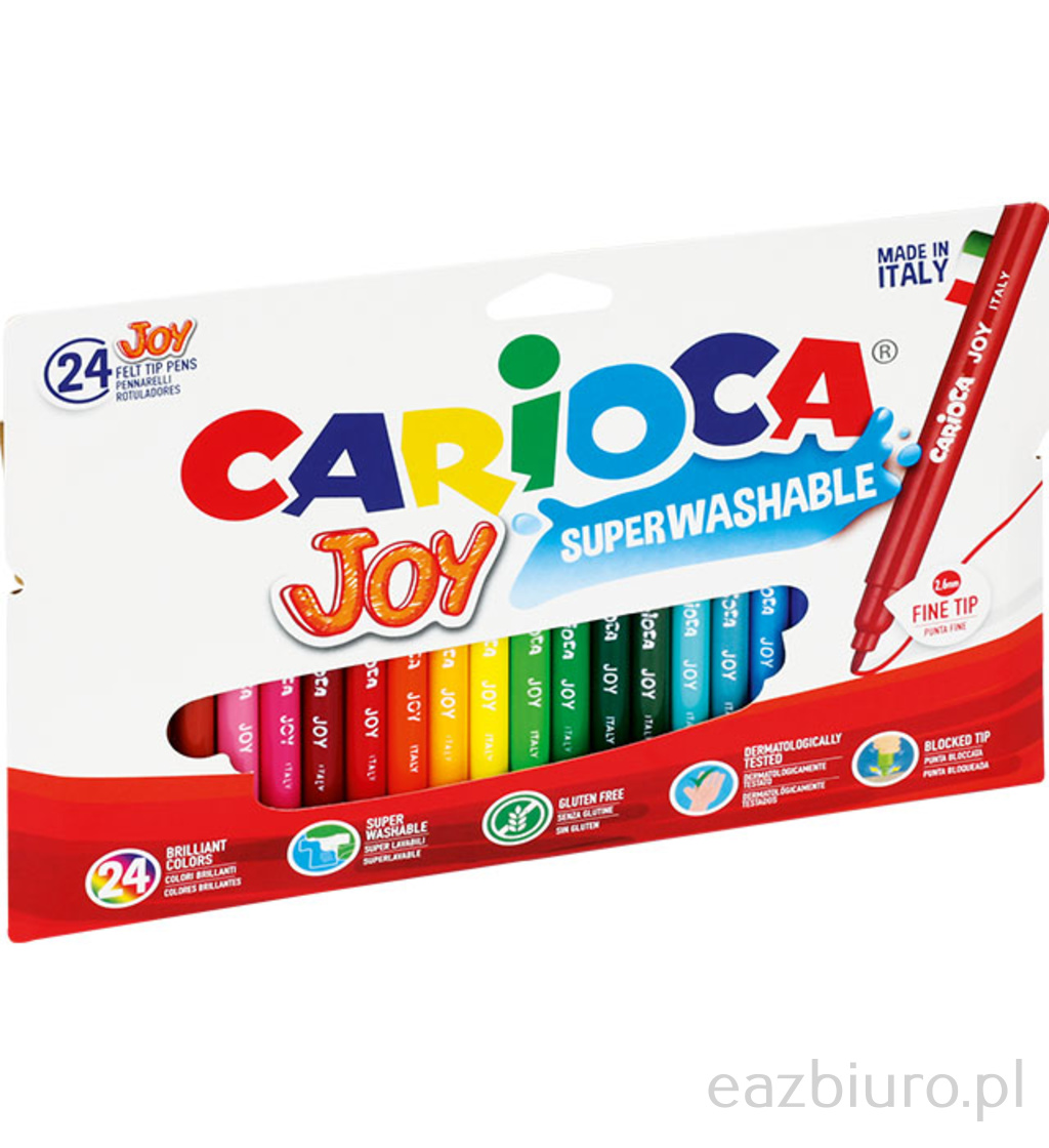 Pisaki carioca joy 24 kolory (40532) | biuroweokazje.pl | Weź najlepsze!