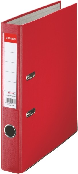 Segregator Esselte A4, ekonomiczny A4 50 mm, czerwony | biuroweokazje.pl | Kup w sekundę!