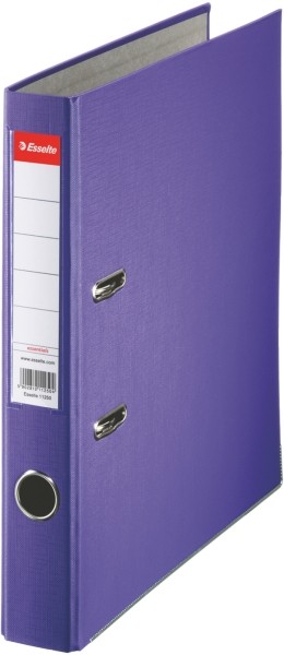 Segregator Esselte A4, ekonomiczny A4 50 mm, fioletowy | biuroweokazje.pl | Działaj śmiało!