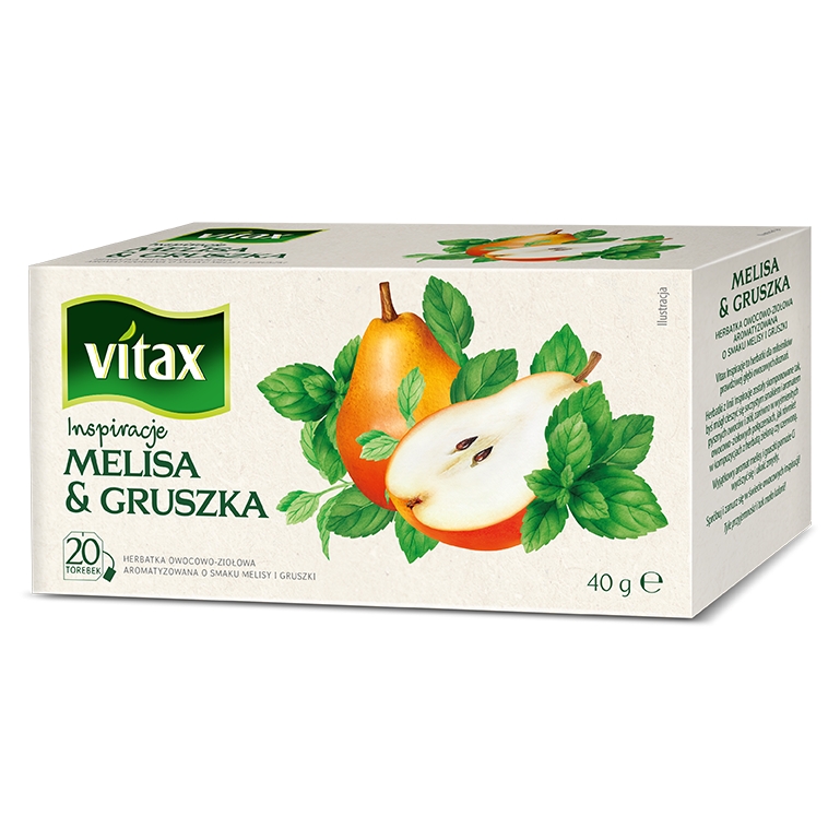 Herbata Vitax inspirations, m Elisa i gruszka, 20 torebek | biuroweokazje.pl | Kup w sekundę!