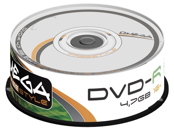 Płyta dvd-r Omega 4,7gb cake 25 | biuroweokazje.pl | Kup pewnie!