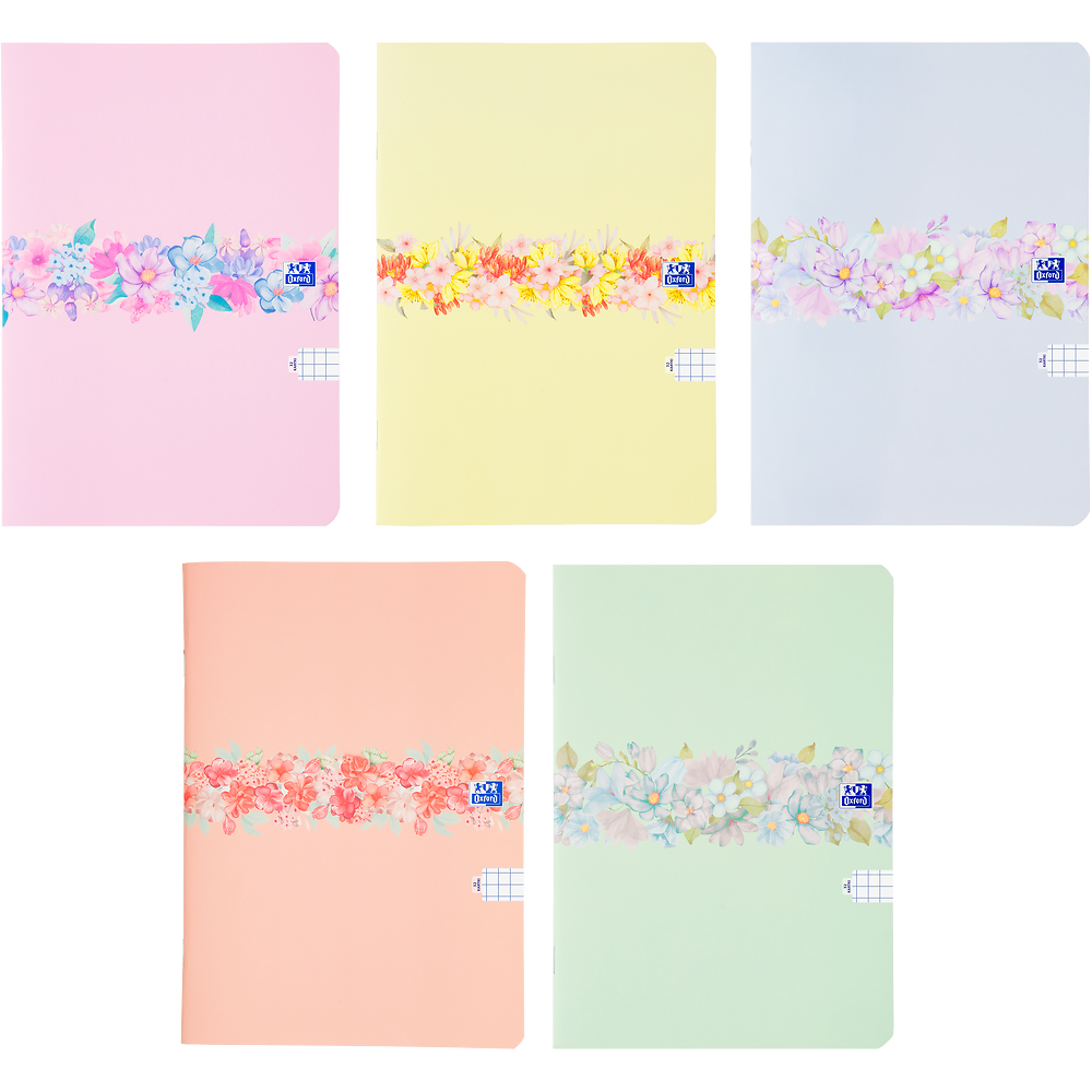 Zeszyt A5 32k kratka Oxford flowers | biuroweokazje.pl | Wybierz pewny zakup