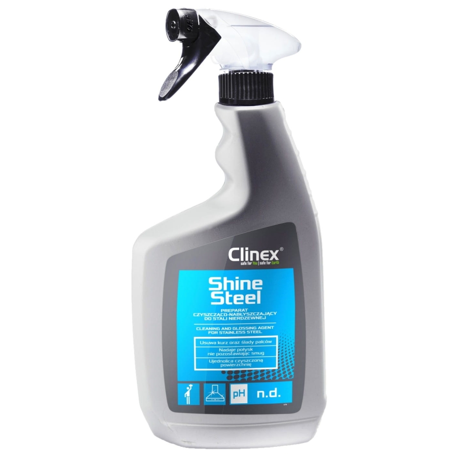 Clinex shine steel do stali nierdzewnej 650ml | biuroweokazje.pl | Zobacz dlaczego warto