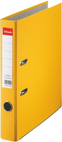 Segregator Esselte A4, ekonomiczny A4 50 mm, żółty | biuroweokazje.pl | Weź okazję!