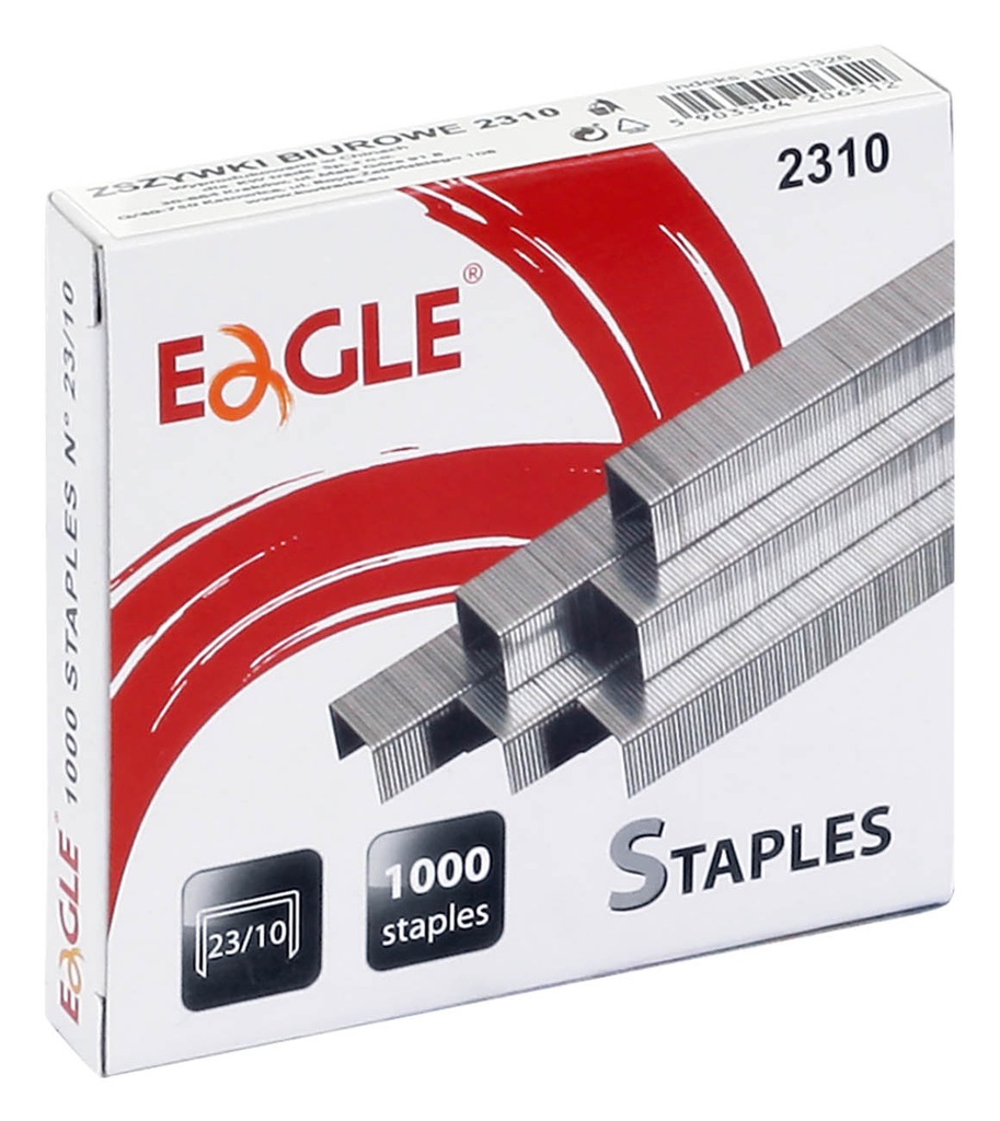 Zszywki Eagle 23 10 zestaw 1000 sztuk | biuroweokazje.pl | Kup z rabatem!