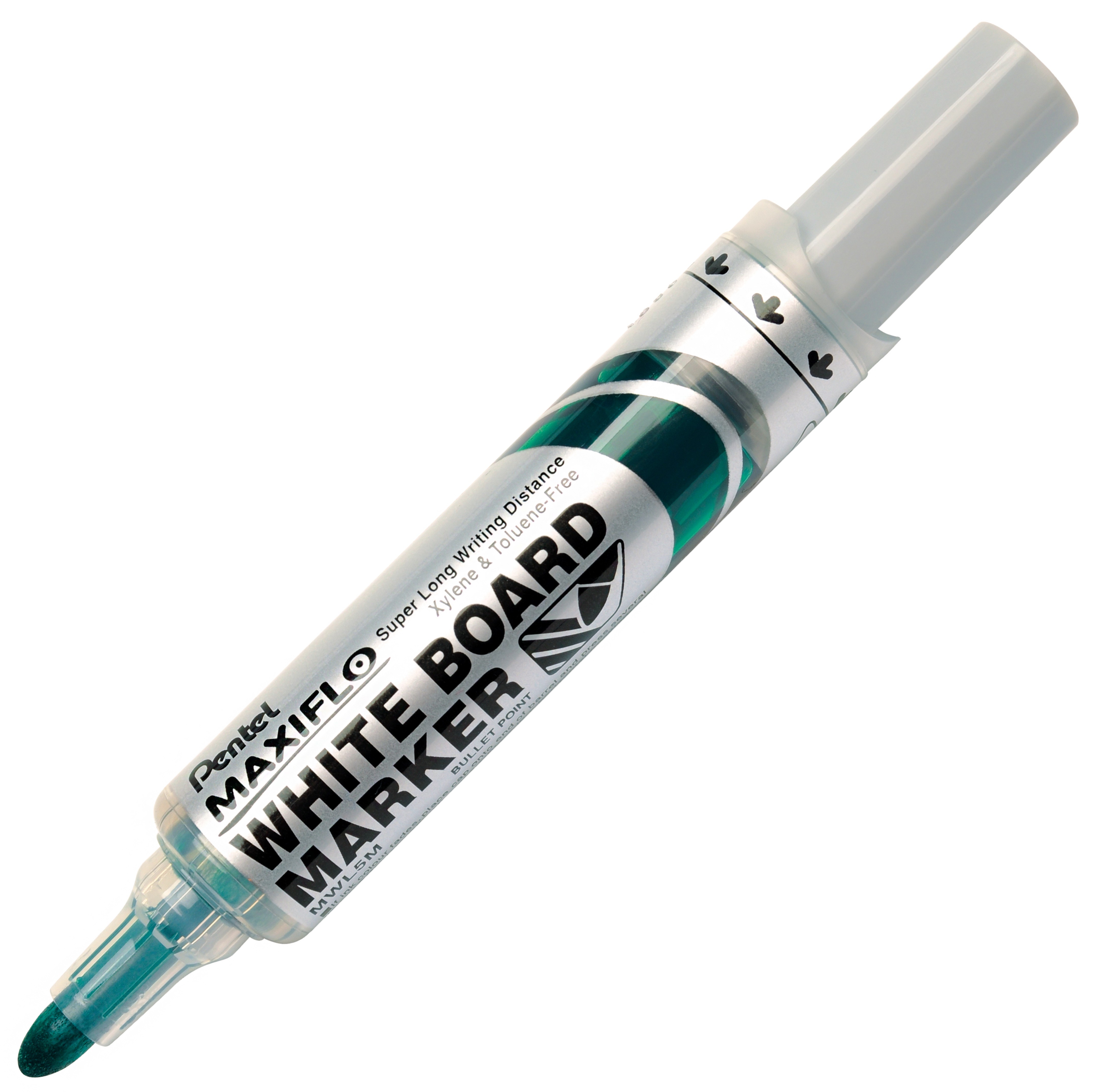 Marker do tablic suchościeralnych Pentel maxiflo mwl5 m zielony | biuroweokazje.pl | Zamów bez zwłoki!