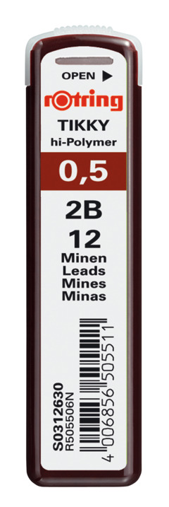 Grafity Rotring Tikky 0,5 2B do biura | biuroweokazje.pl | Zamów teraz!
