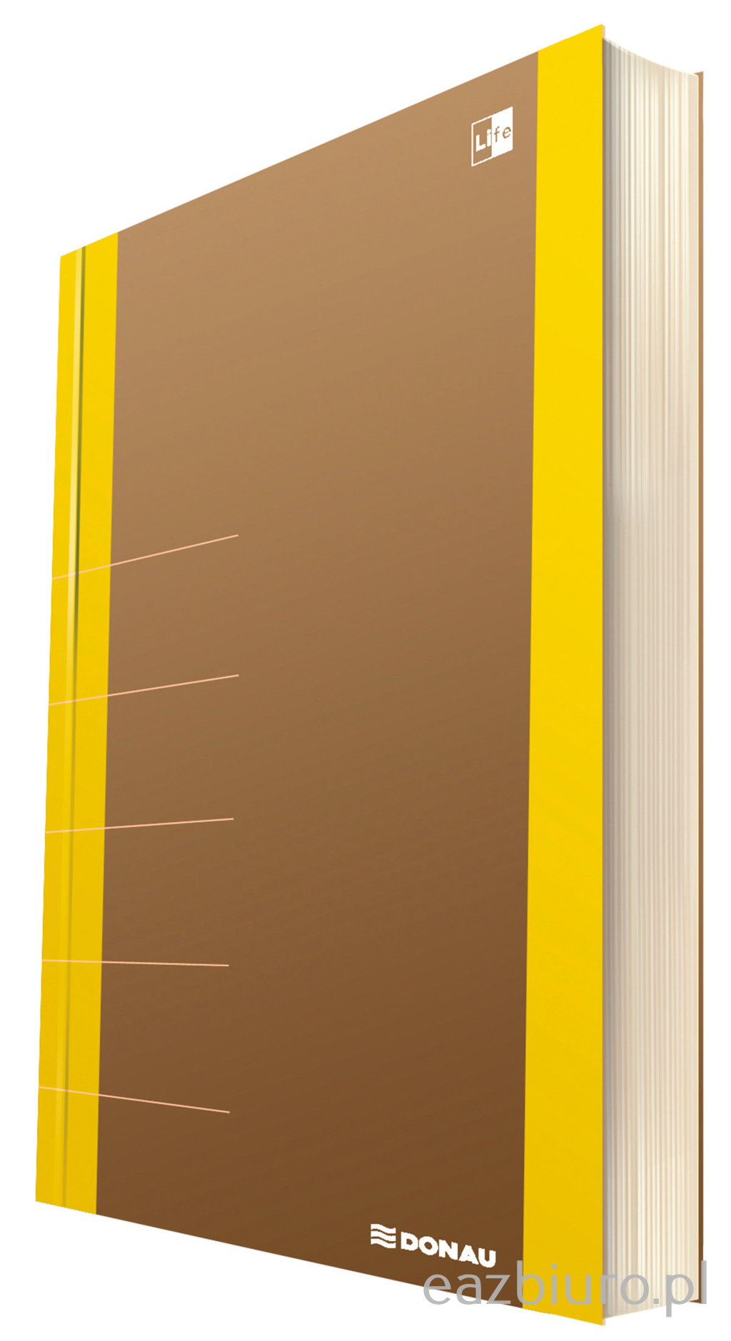 Notatnik Donau life, organizer, 165 x 230 mm, 80 kartek, żółty | biuroweokazje.pl | Odbierz szybko!