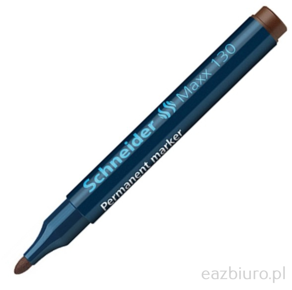 Marker Schneider permamentny 130 brązowy | biuroweokazje.pl | Wybierz jakość premium
