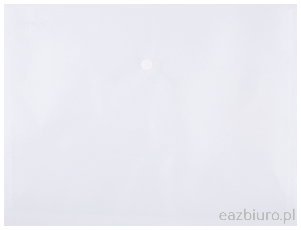 Teczka kopertowa A4 Donau transparentna | biuroweokazje.pl | Zamów online!