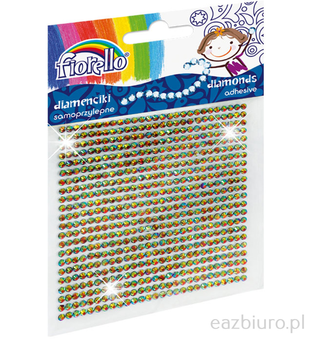 Diamenciki samoprzylepne Fiorello gr- ds03 laserowe małe mix | biuroweokazje.pl | Zamów natychmiast!