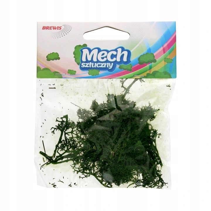 Mech dekoracyjny sztuczny 10 g zielony ciemny | biuroweokazje.pl | Działaj teraz!