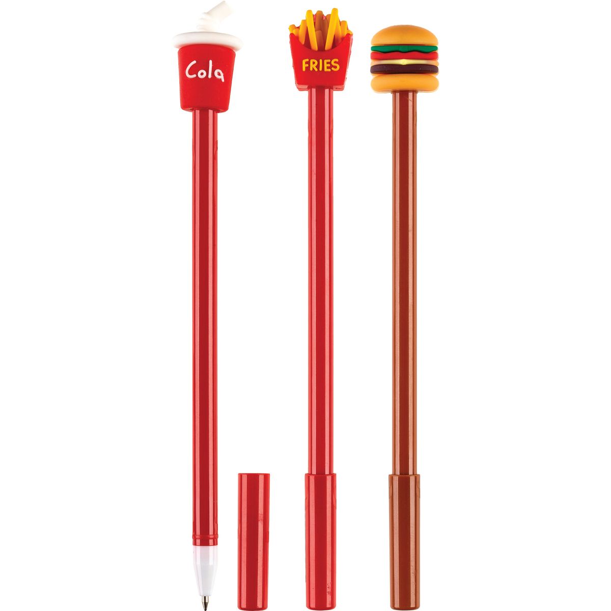 Długopis kulkowy niebieski cola frytki burger mix | biuroweokazje.pl | Weź zanim zniknie!