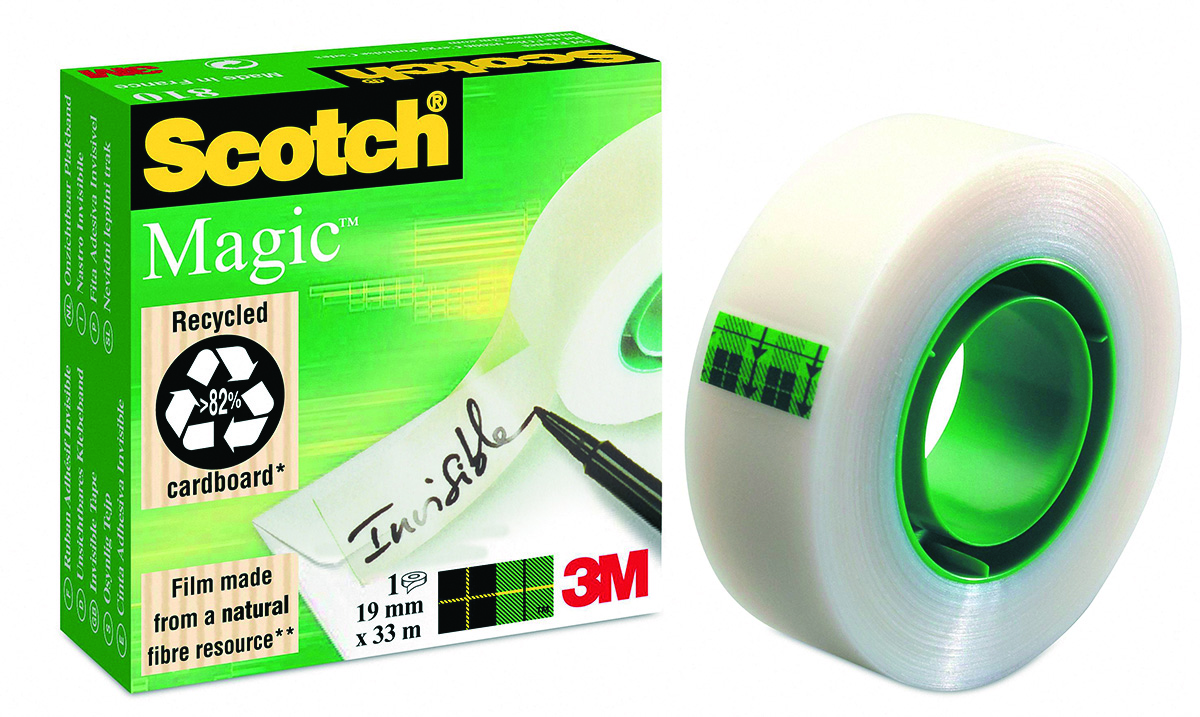 Taśma klejąca Scotch 810 19 mm x 33 m mleczna magic | biuroweokazje.pl | Odbierz szybko!