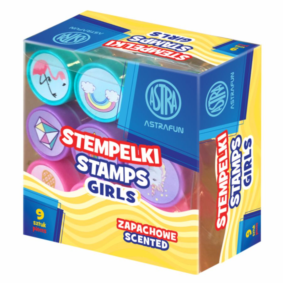 Stempelki zapachowe Astra girls 9 wzorów | biuroweokazje.pl | Zamów szybko!