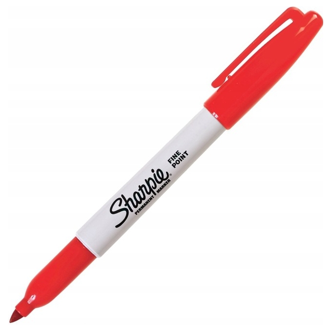 Foliopis Sharpie fine czerwony | biuroweokazje.pl | Wybierz i kup!