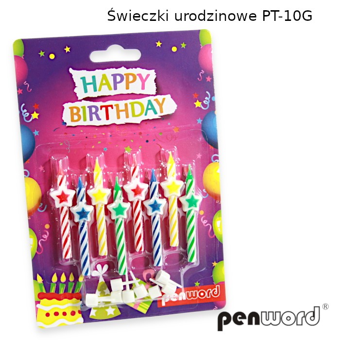 Świeczki urodzinowe pt-10 g do biura | biuroweokazje.pl | Kup bez wahania!