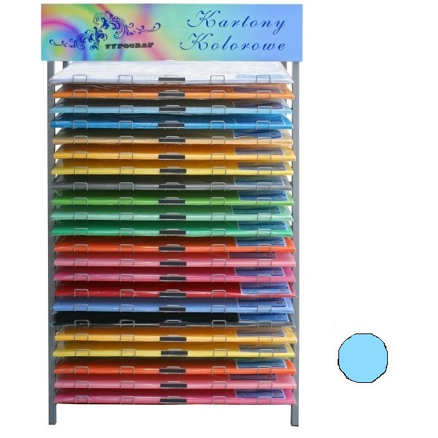 Karton kolorowy Typograf B1 240 g/m2 błękitny | biuroweokazje.pl | Zamów taniej!