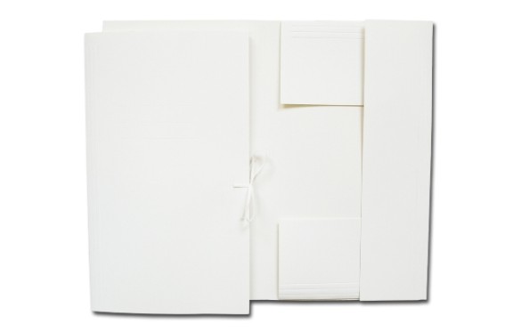 Teczka wiązana biała lux do biura | biuroweokazje.pl | Kup skutecznie!