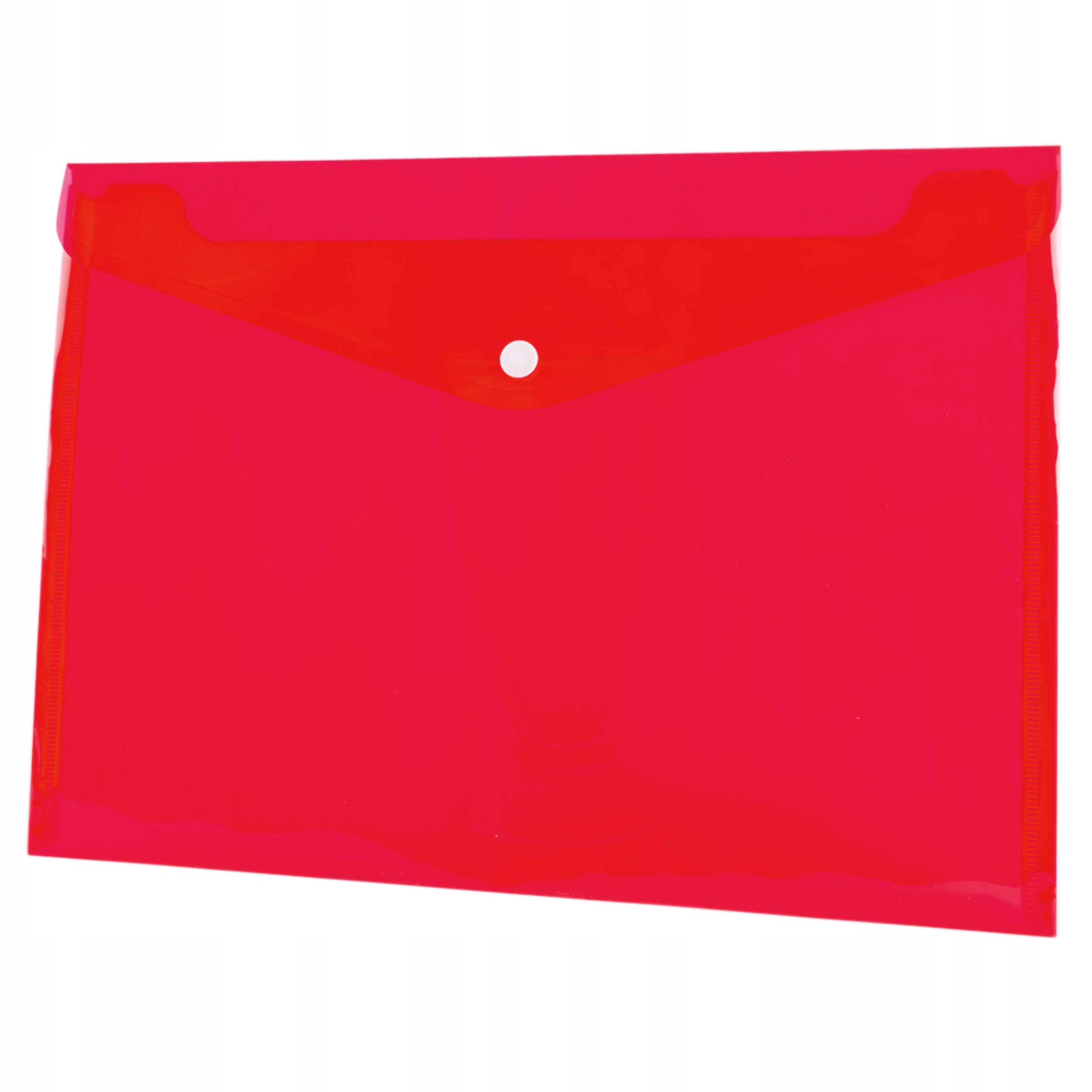 Koperta pp na zatrzask A4 czerwona Tetis | biuroweokazje.pl | Kup sprytnie!