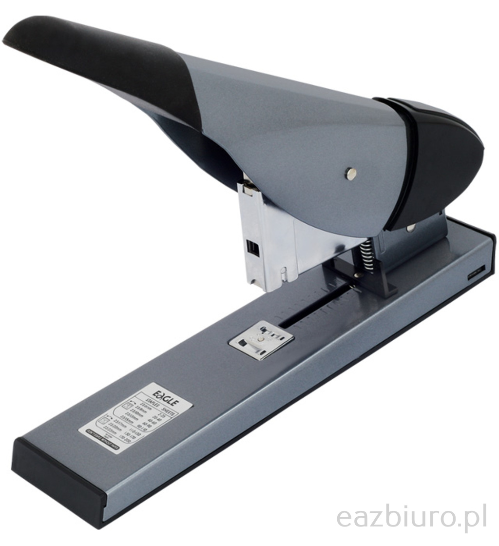 Zszywacz Eagle 8539 grafitowy 200 kartek | biuroweokazje.pl | Zamów taniej!