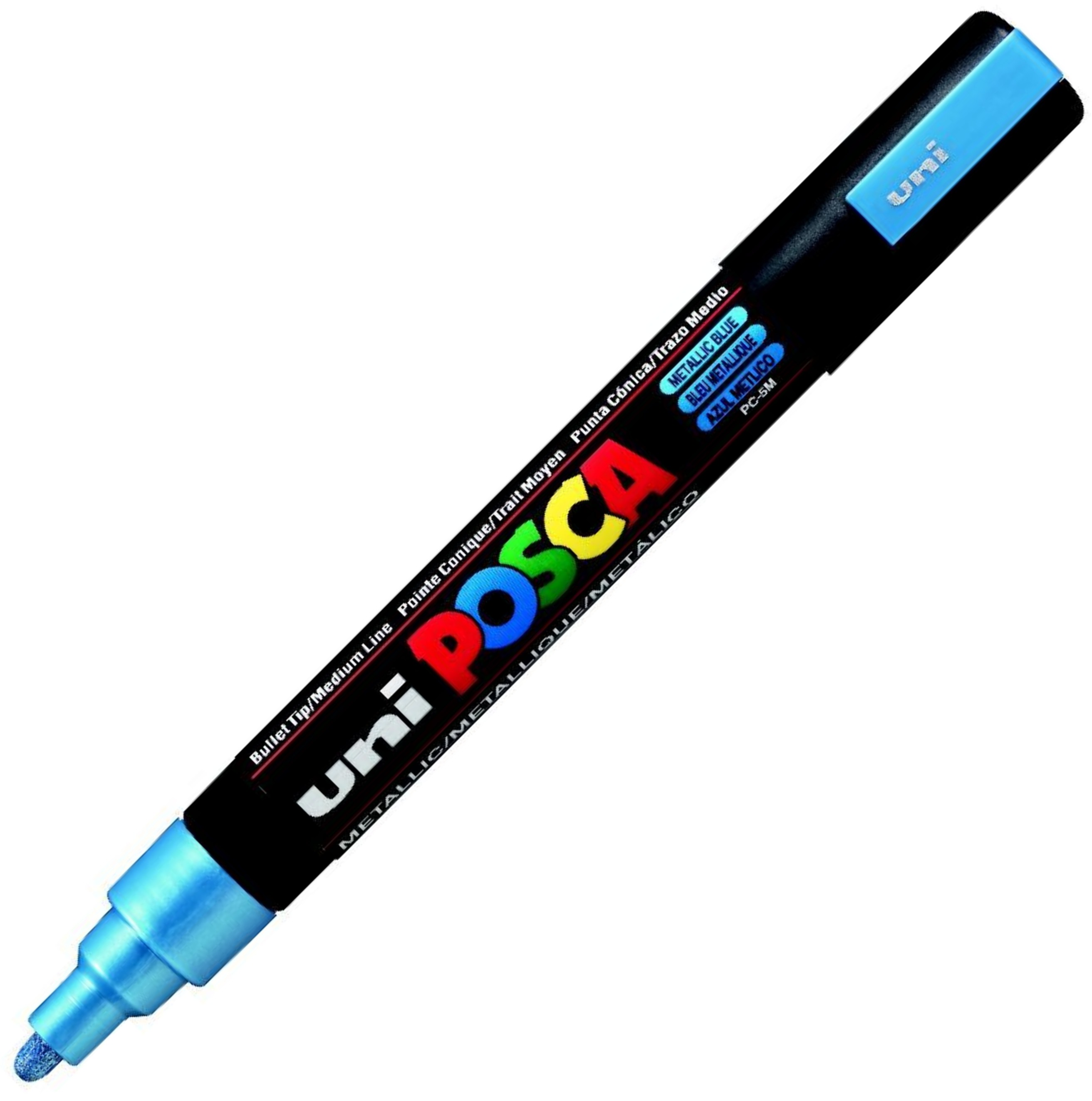 Pc-5 m metallic niebieski marker posca uni | biuroweokazje.pl | Wybierz hit!