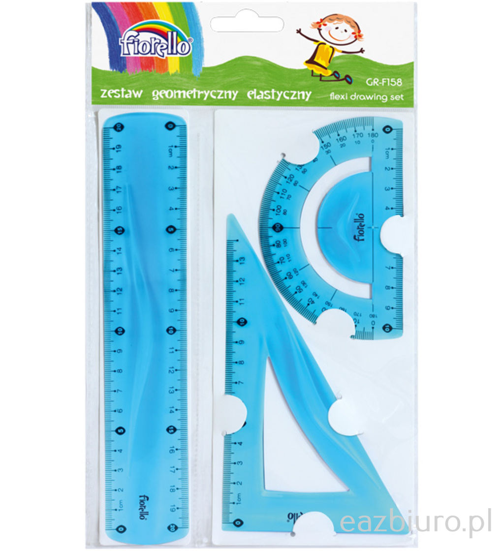 Zestaw geometryczny elastyczny gr-f158 Fiorello | biuroweokazje.pl | Weź zanim zniknie!