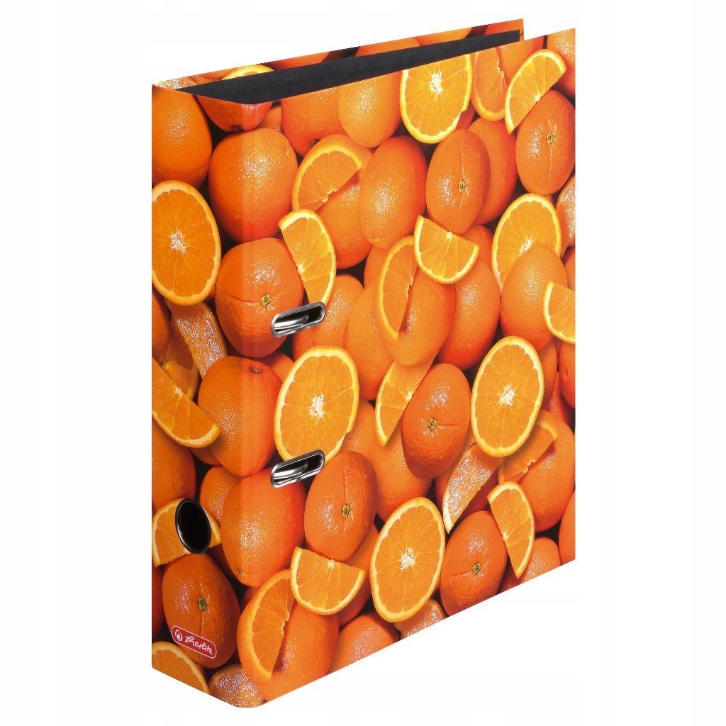Segregator Herlitz A4 8 cm pomarańcze | biuroweokazje.pl | Zamów bezpiecznie!