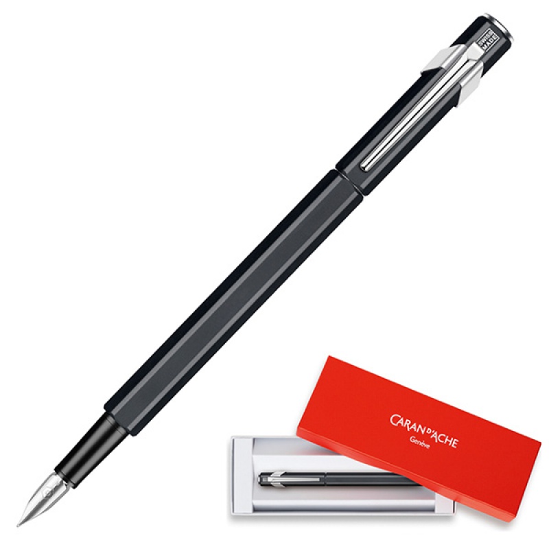 Pióro wieczne Caran d'ache 849, f, czarne | biuroweokazje.pl | Sprawdź co zyskujesz
