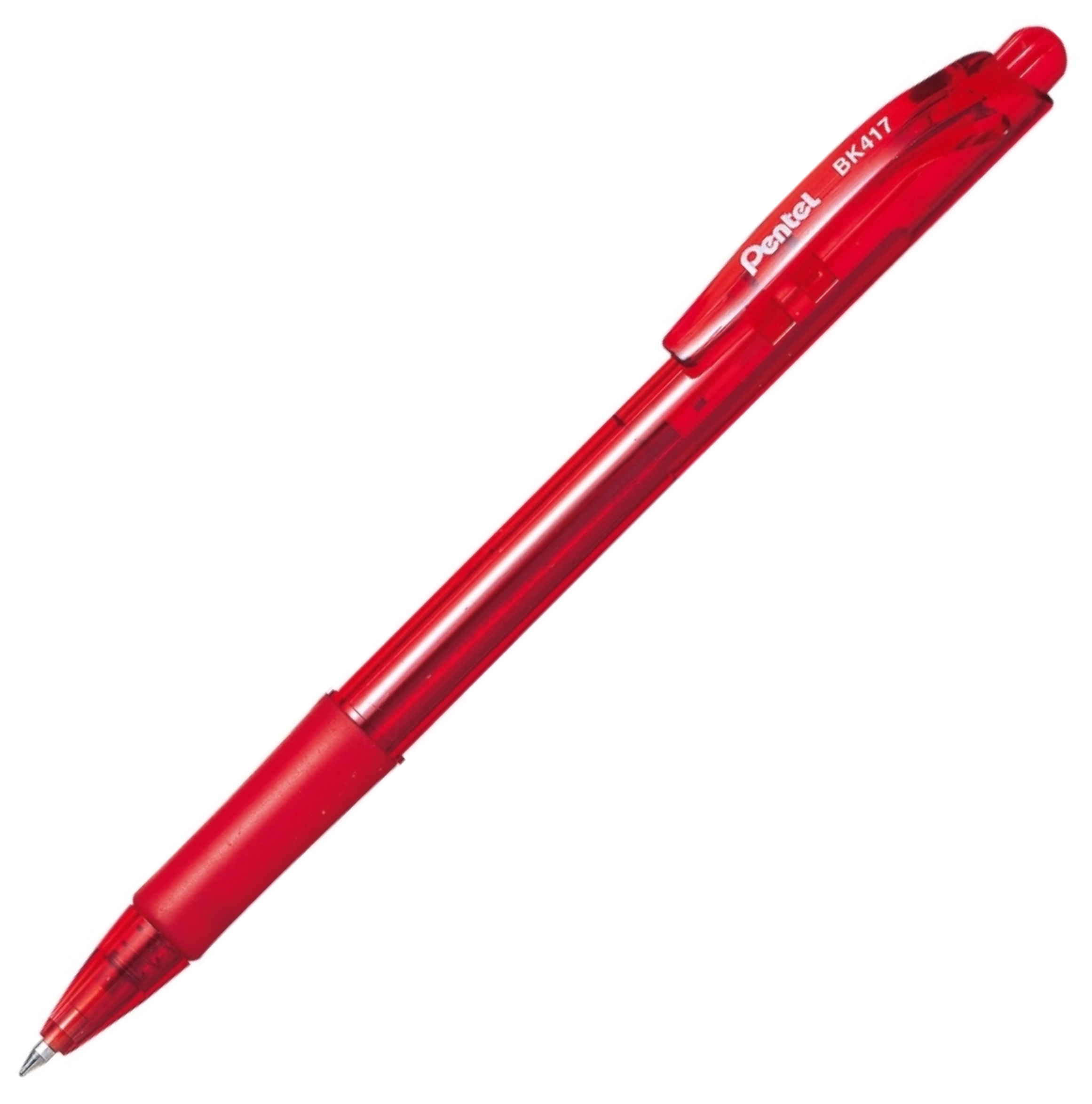 Pentel długopis bk 417 czerwony | biuroweokazje.pl | Kup sprytnie!