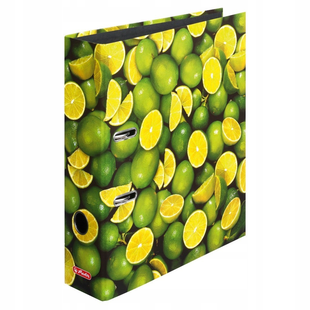 Segregator Herlitz A4 8 cm limonki | biuroweokazje.pl | Odbierz szybko!