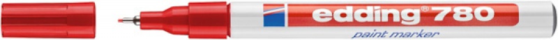 Marker olejowy e-780 Edding 0,8 mm czerwony | biuroweokazje.pl | Wybierz hit!