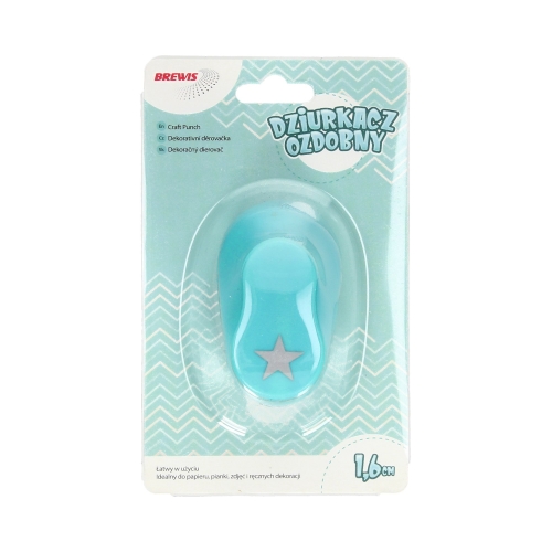Dziurkacz ozdobny 1,6 cm gwiazdka | biuroweokazje.pl | Kup z dostawą!