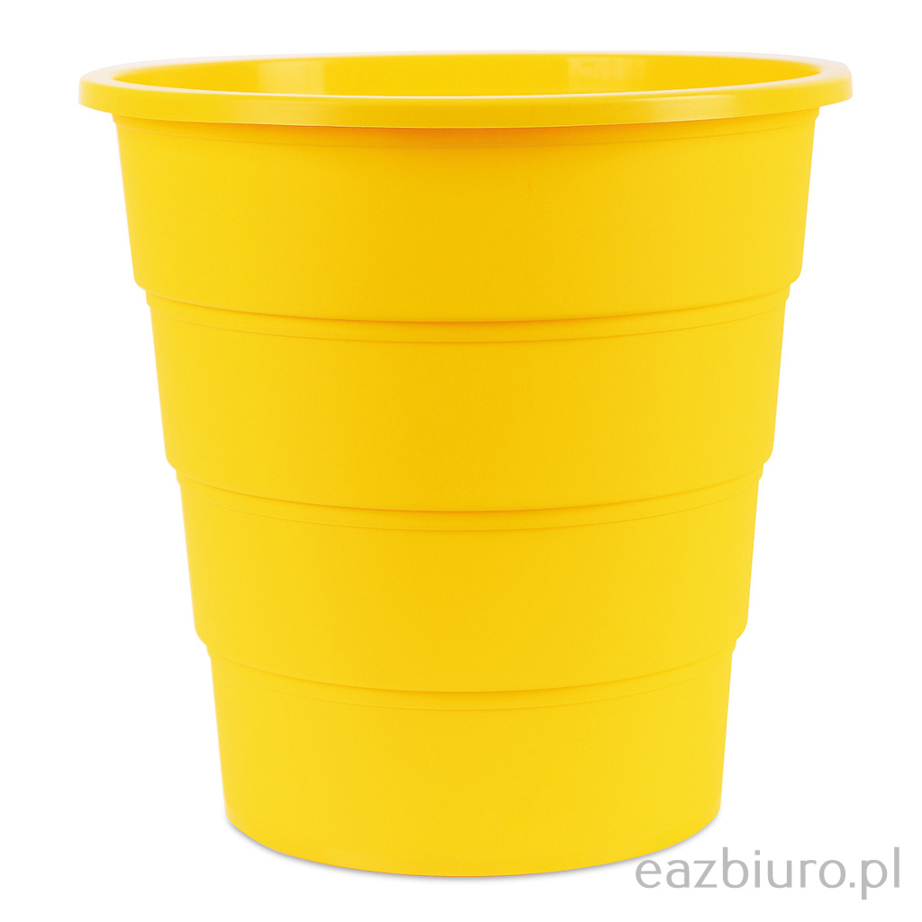 Kosz na śmieci Office Products, pełny, 16 l, żółty | biuroweokazje.pl | Kup bez wahania!